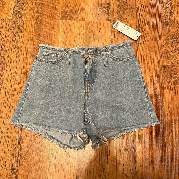 Bdg Cut Off Waist Light Wash Jean Shorts D8 - Picture 1 of 4
